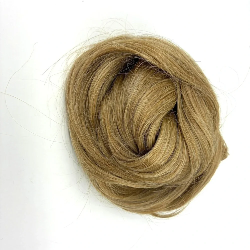 U Part Wig 100% Remy Human Hair #12 Dirty Blonde Wavy Clip In Extensions NWOT